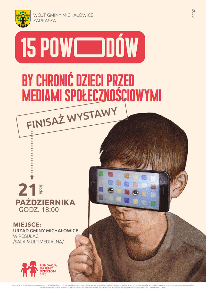 Grafika prezentuje treść komunikatu