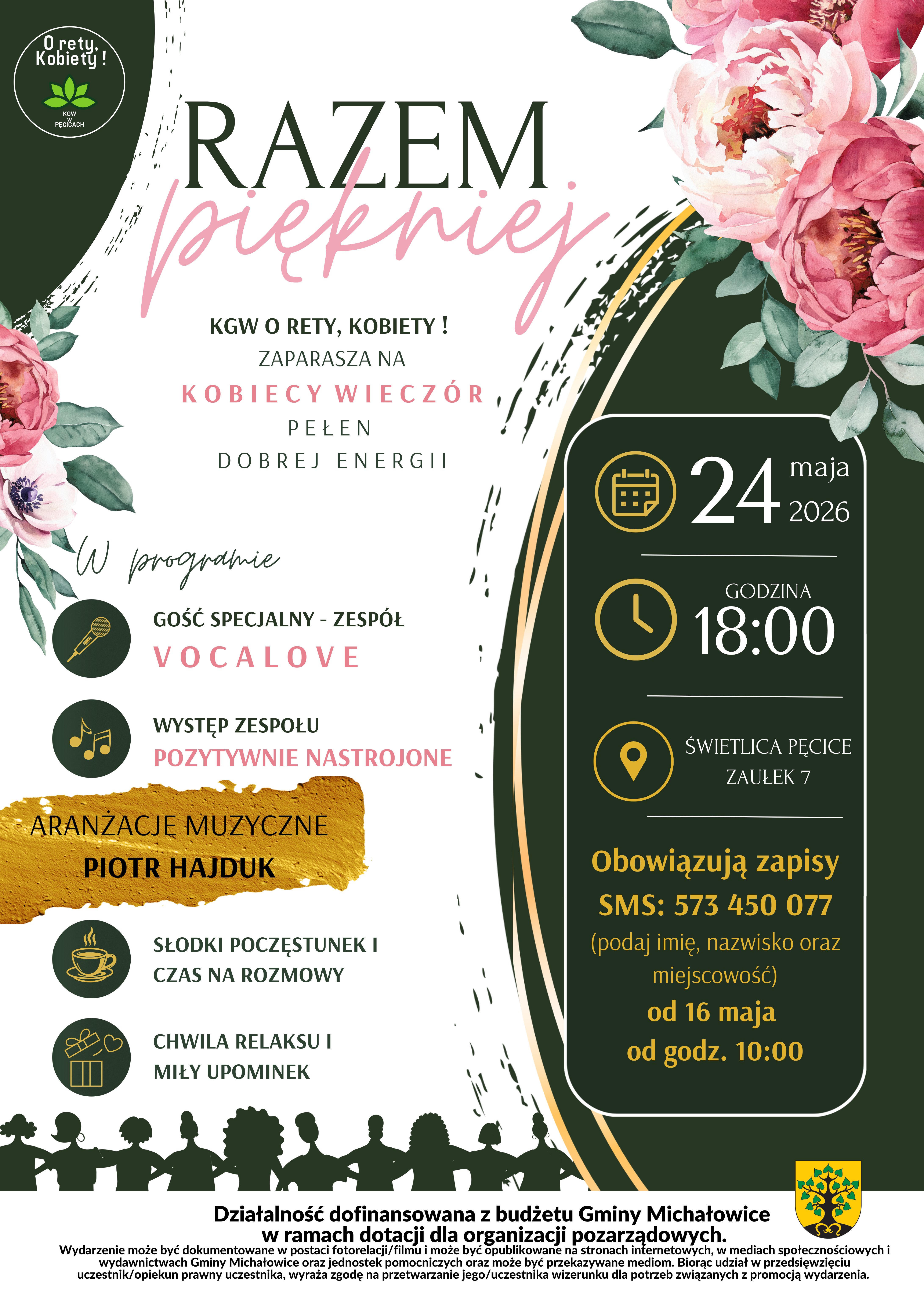 Grafika prezentuje treść komunikatu