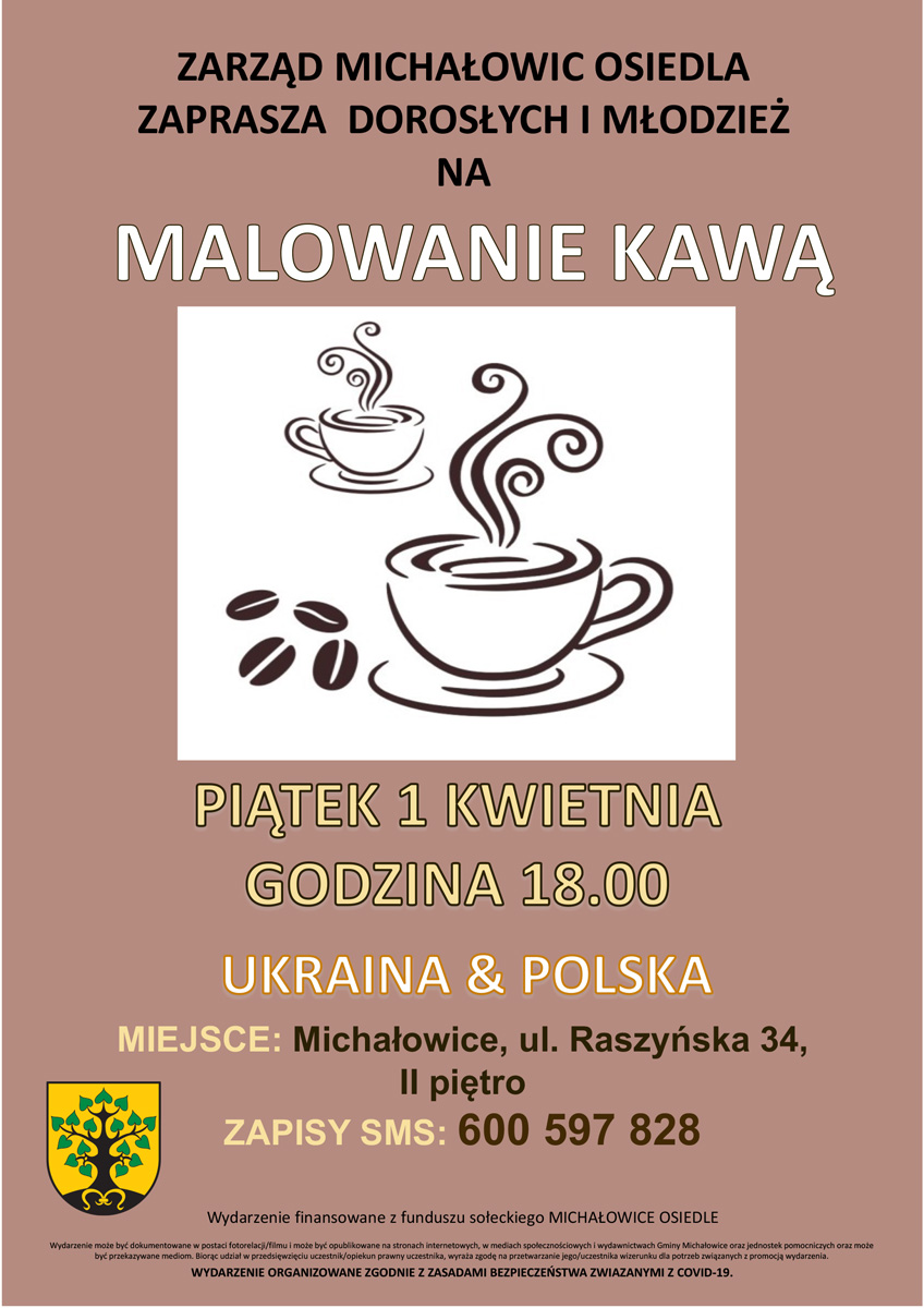 malowanie kawą