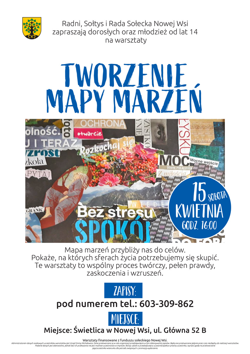 Grafika prezentuje treść komunikatu