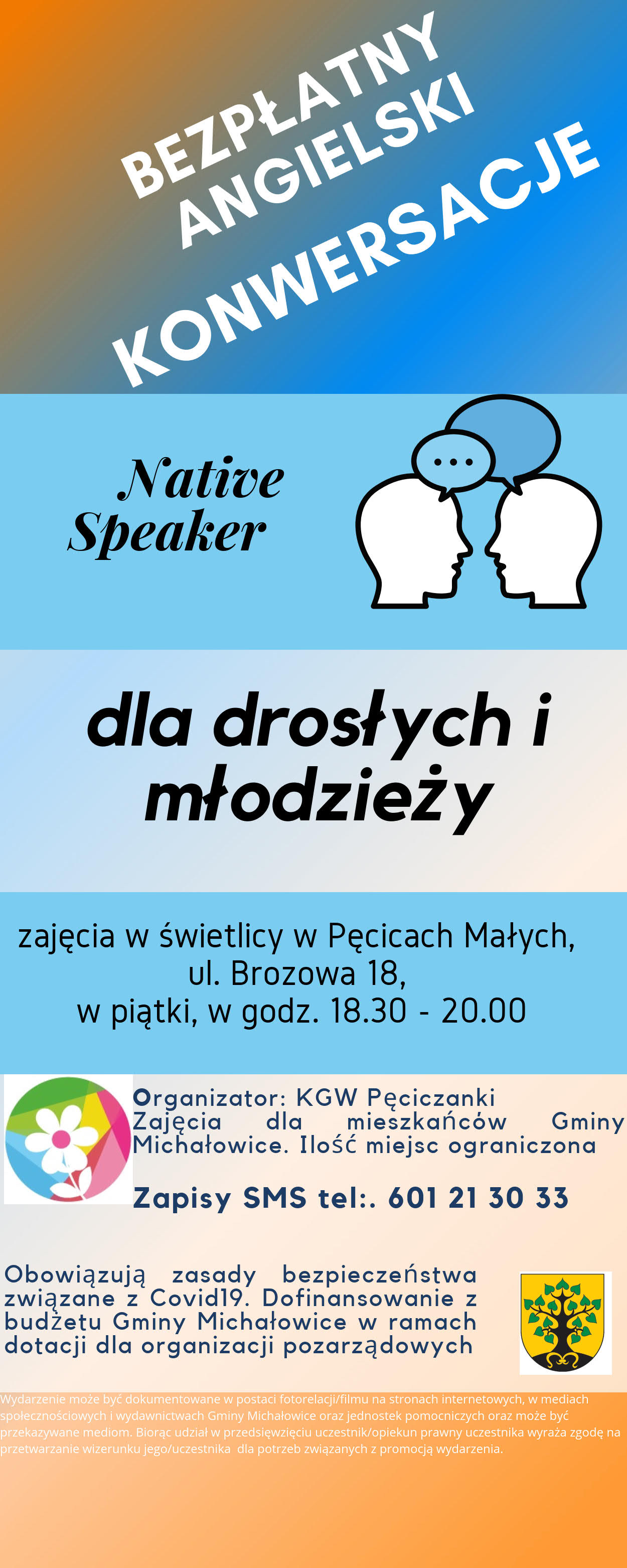 angielski w pęcicach małych