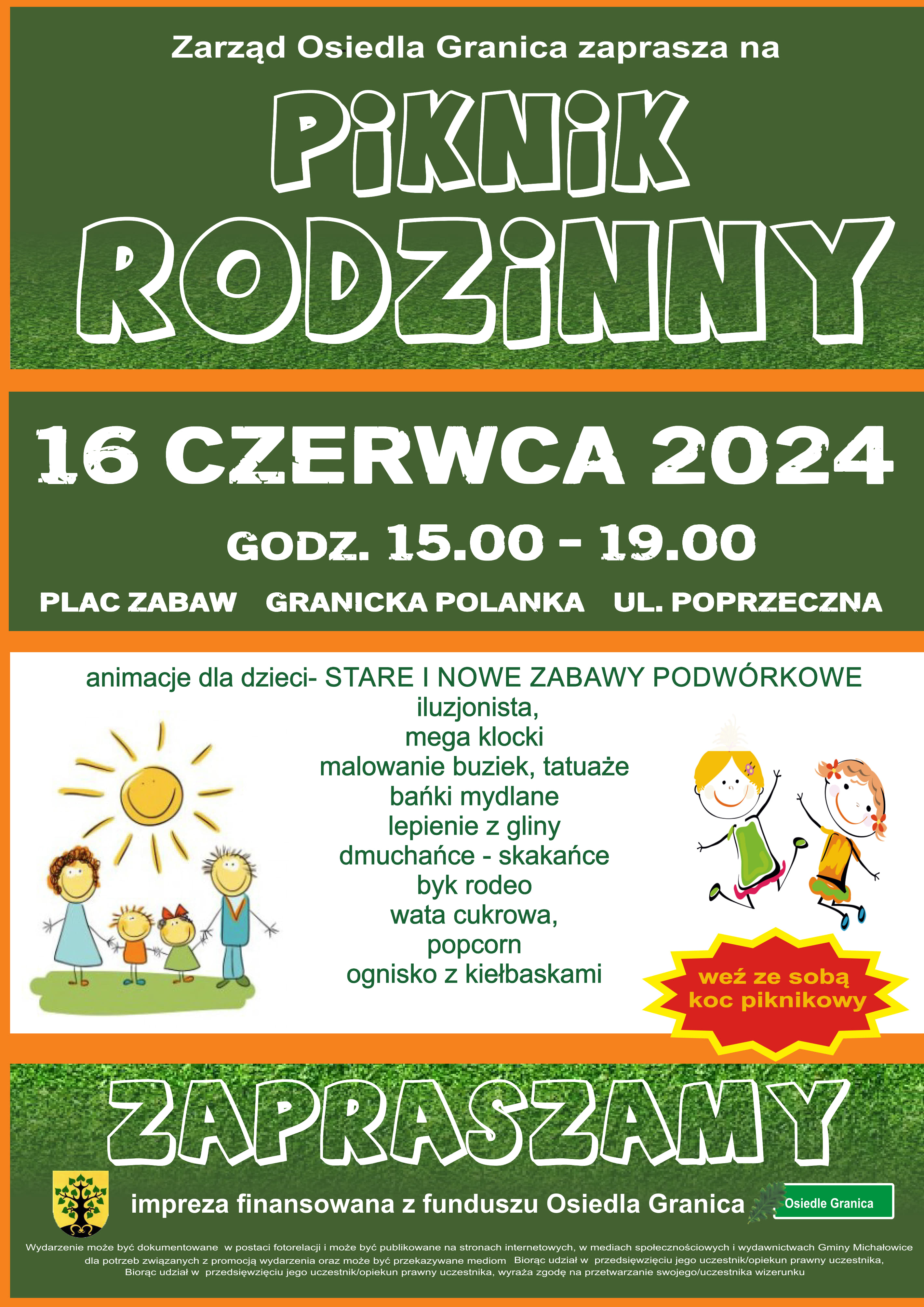 Grafika prezentuje treść komunikatu