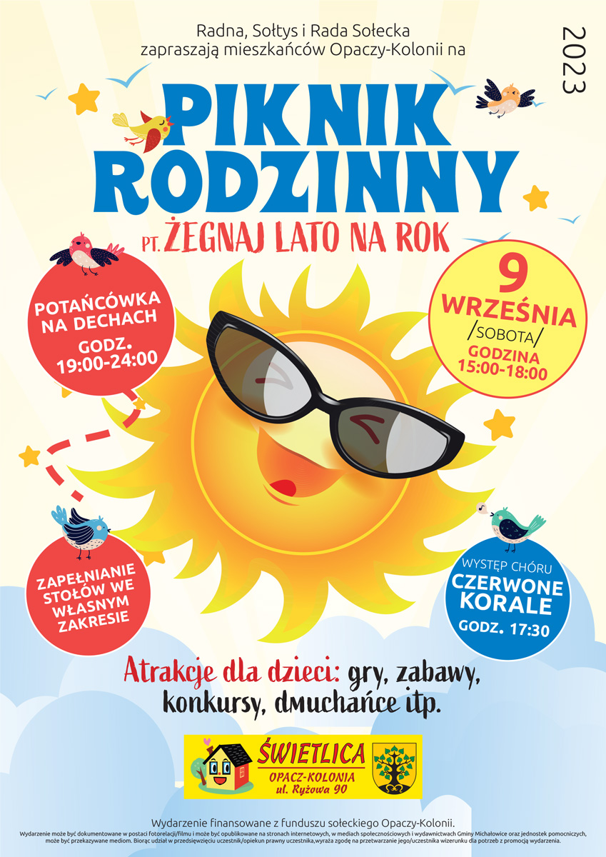 Grafika prezentuje treść komunikatu.