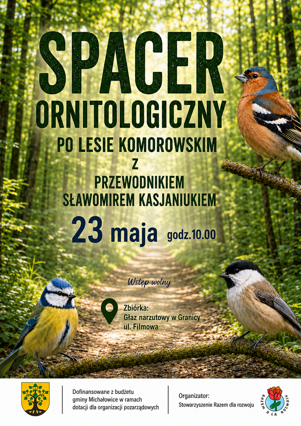 Grafika prezentuje treść komunikatu