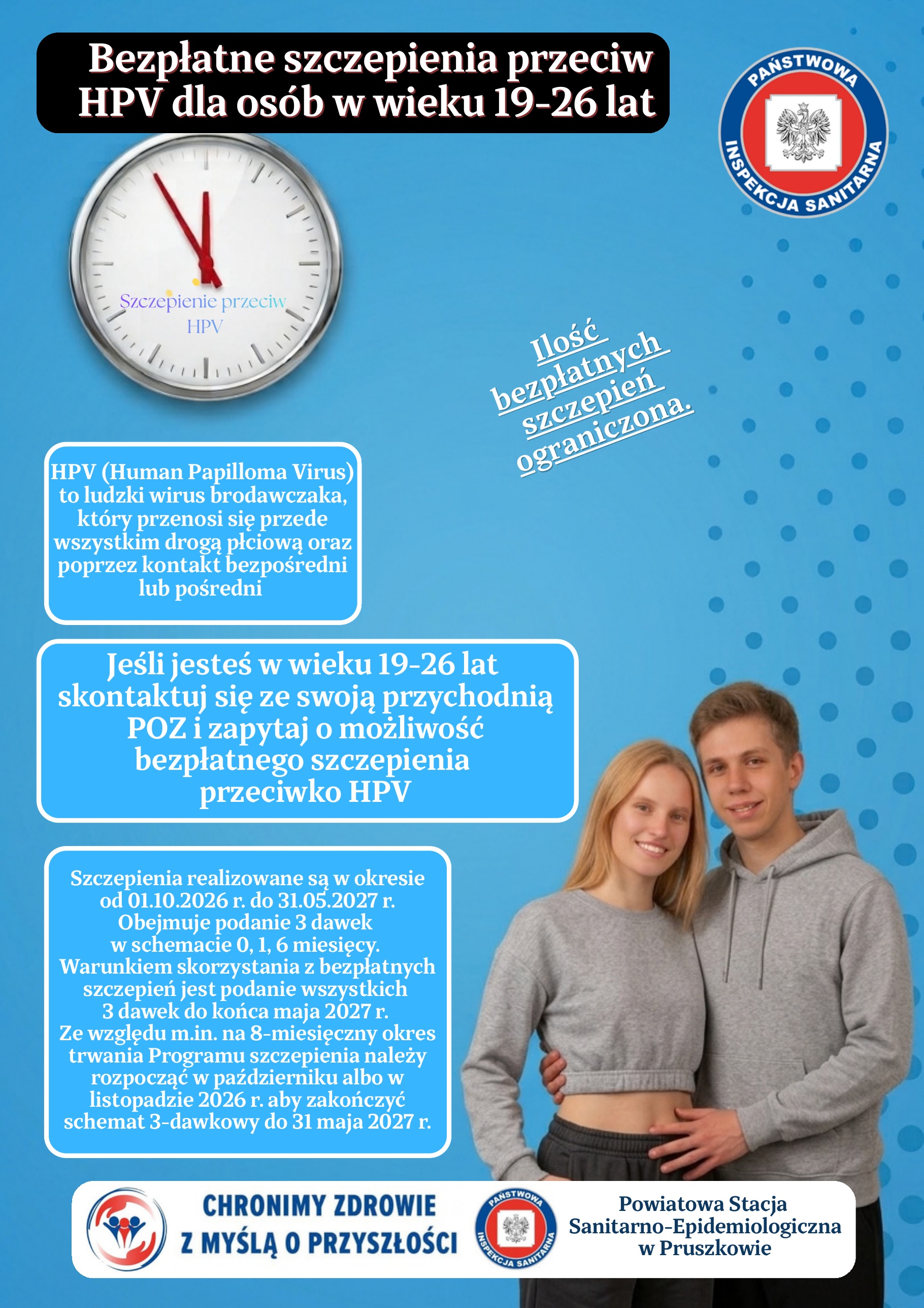 Grafika prezentuje treść komunikatu