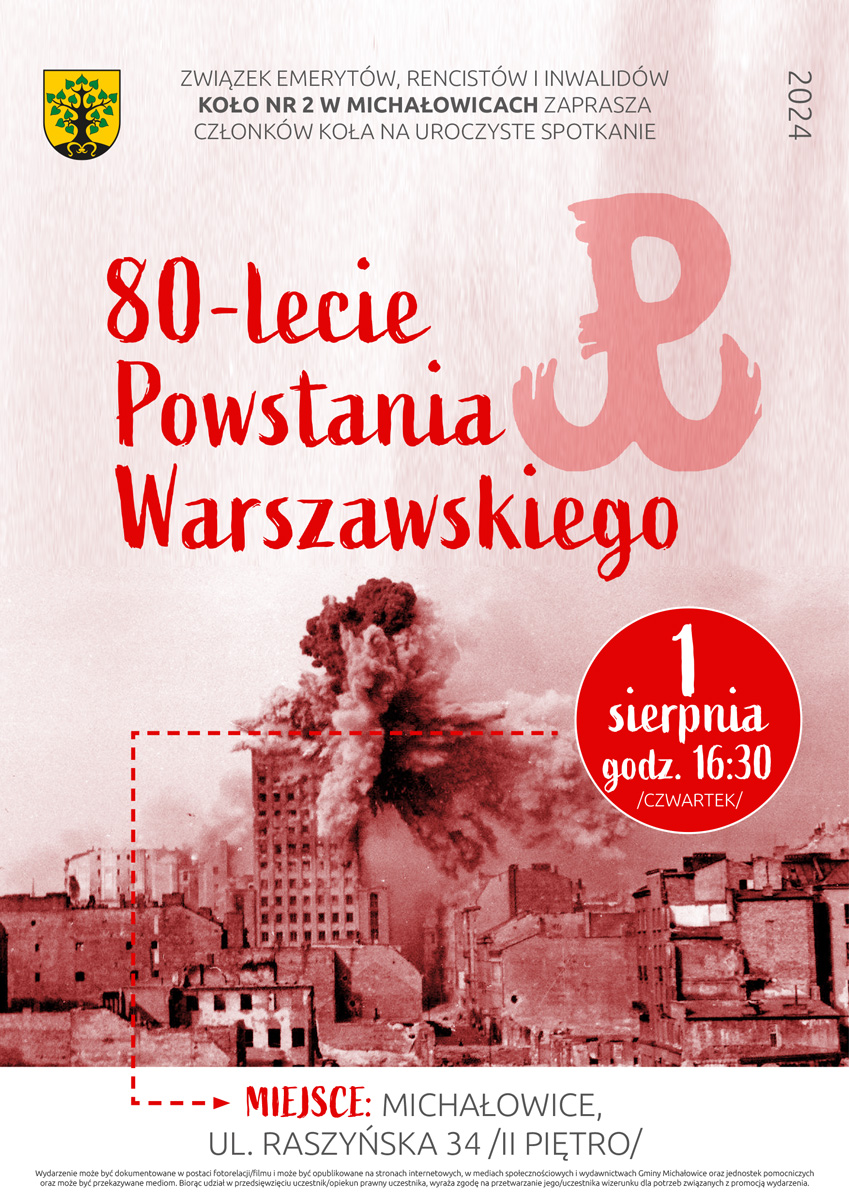Grafika prezentuje treść komunikatu.