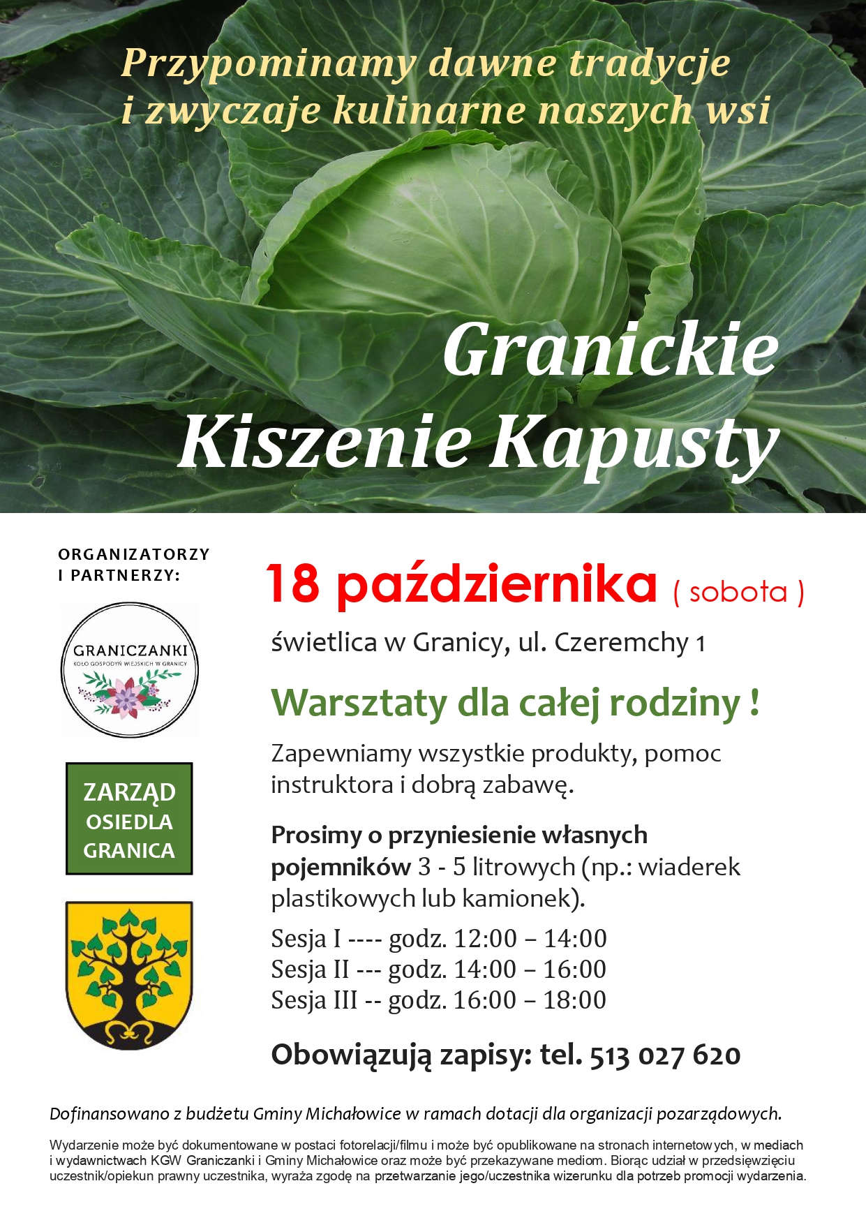 Grafika prezentuje treść komunikatu