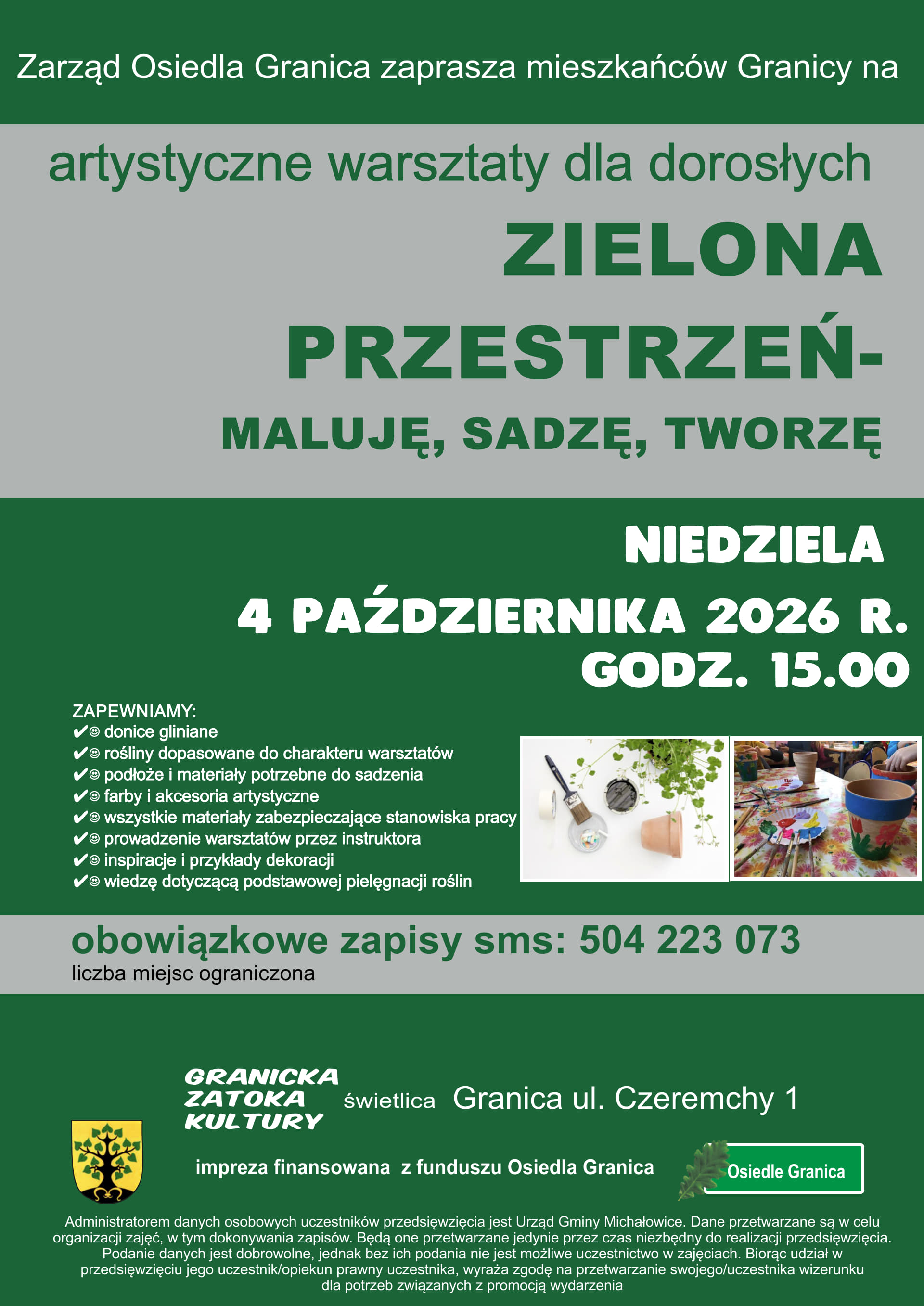 Grafika zawiera treść komunikatu