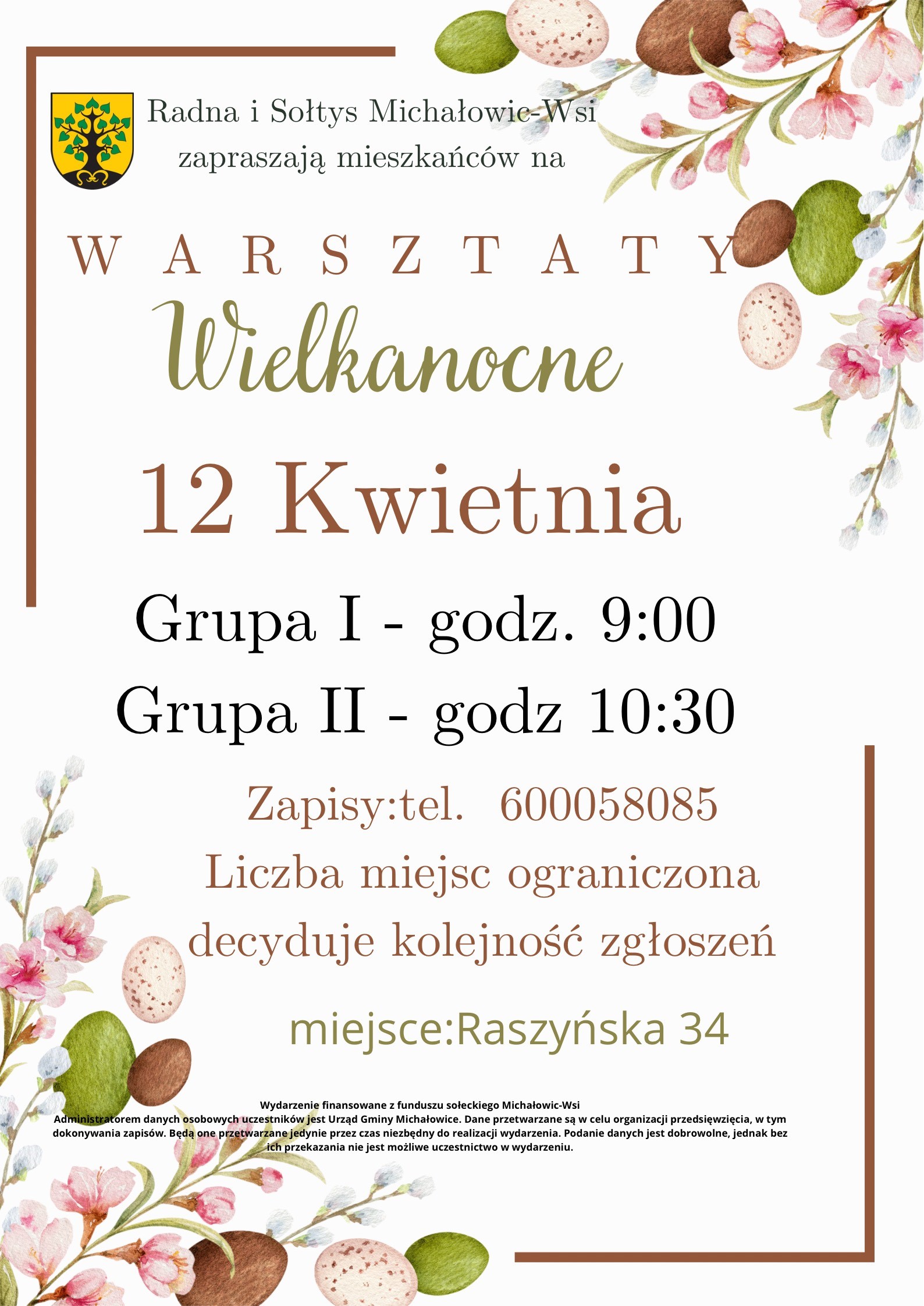 Grafika prezentuje treść komunikatu.