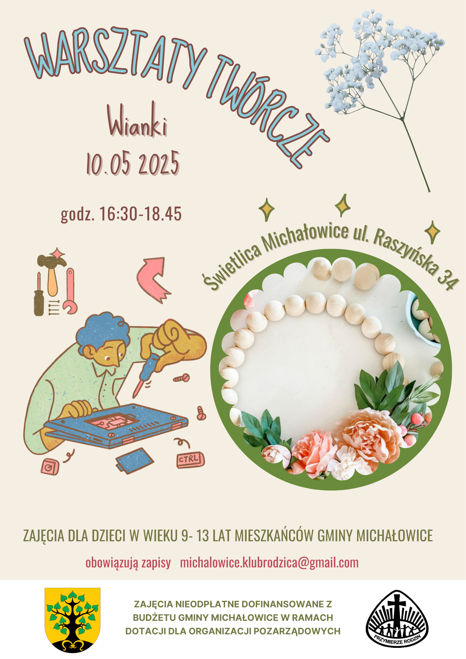 Grafika prezentuje treśc komunikatu