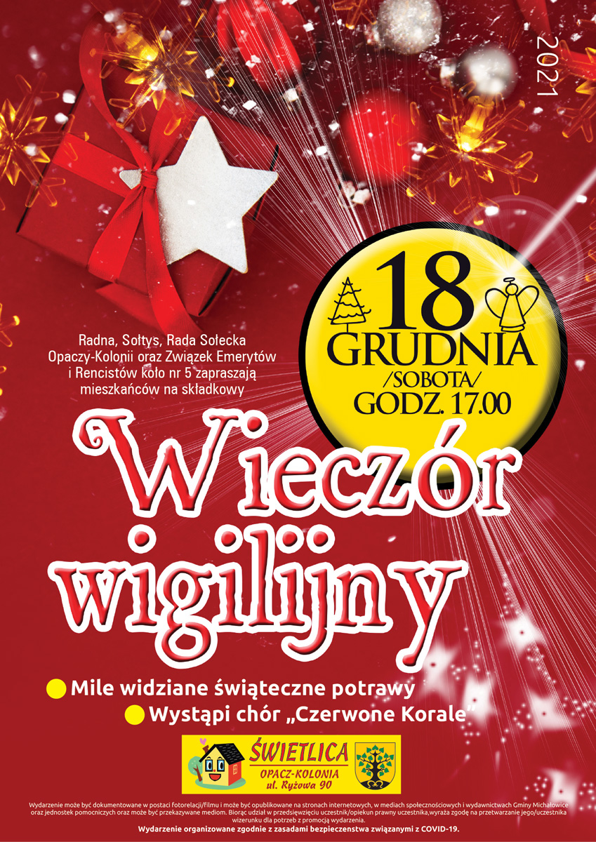 Wieczór wigilijny w Opaczy-Kolonii