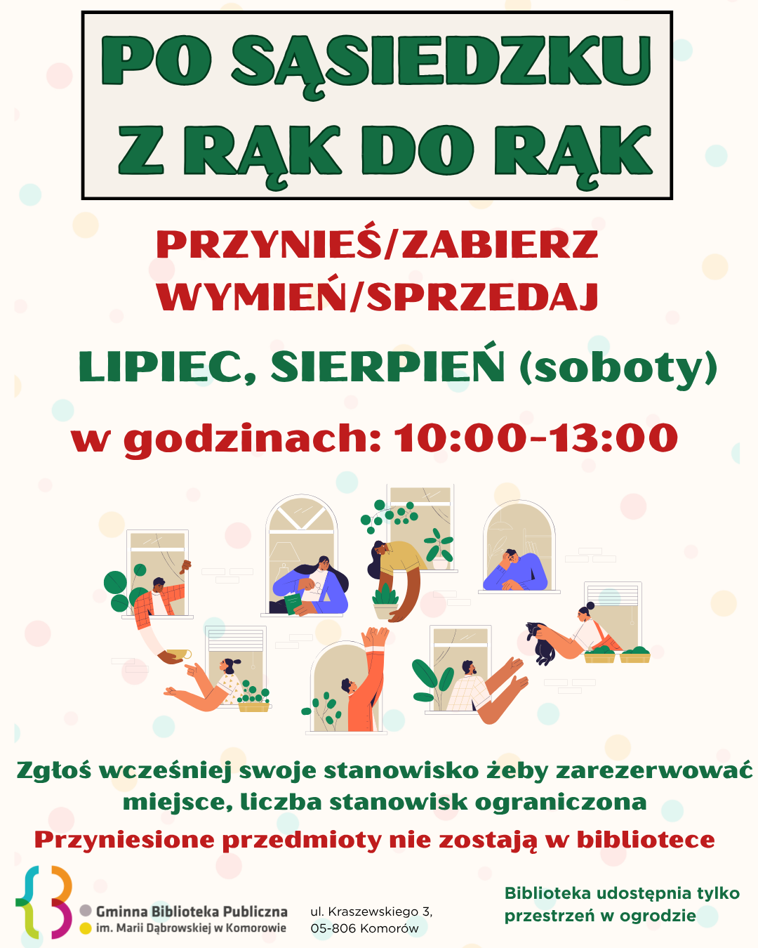 Grafika prezentuje treść komunikatu