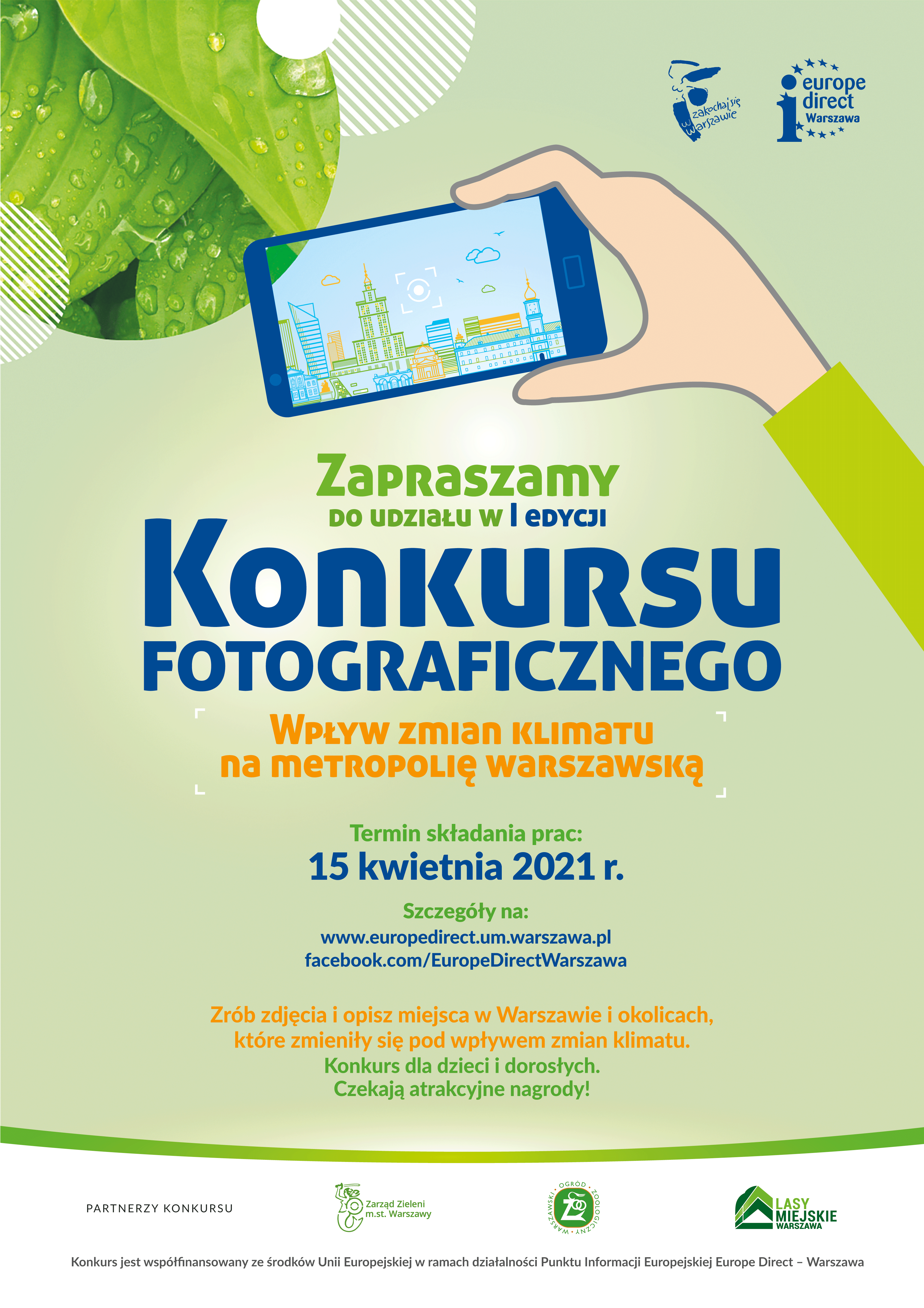 konkurs fotograficzny wpływ zmian klimatu na metropolię warszawską