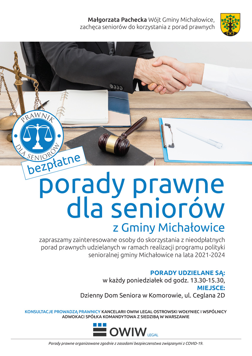 Konsultacje prawne dla seniorów