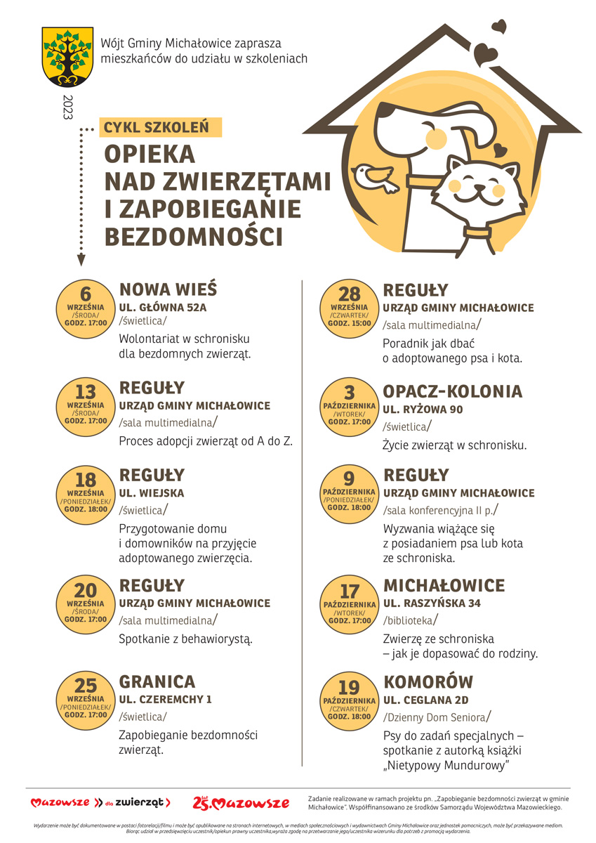 Grafika prezentuje treść komunikatu.