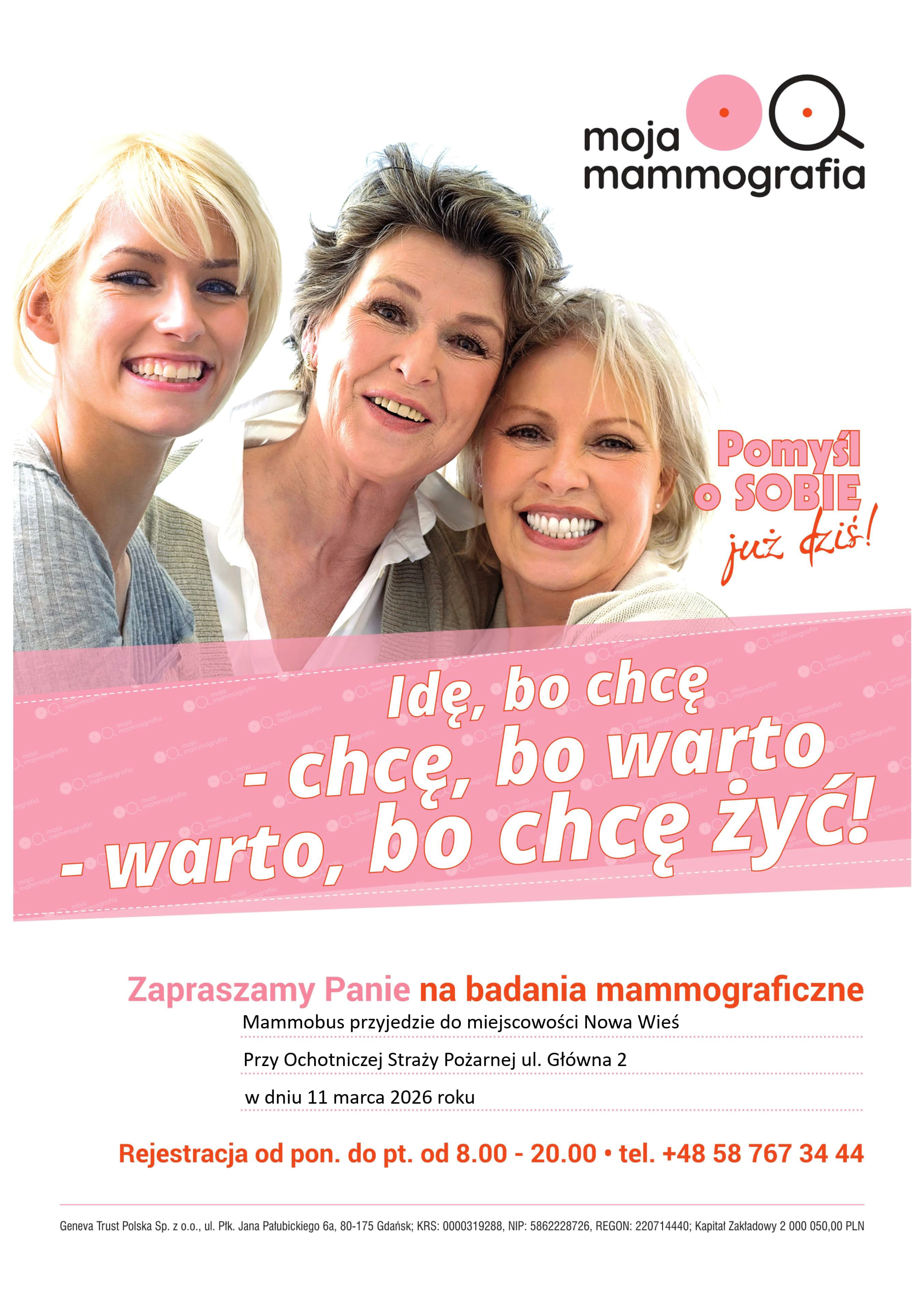 Grafika prezentuje treśc komunikatu