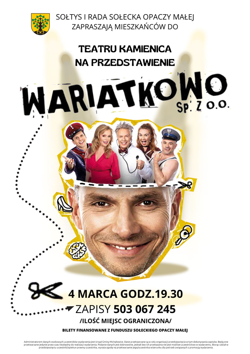 Grafika prezentuje treść komunikatu.