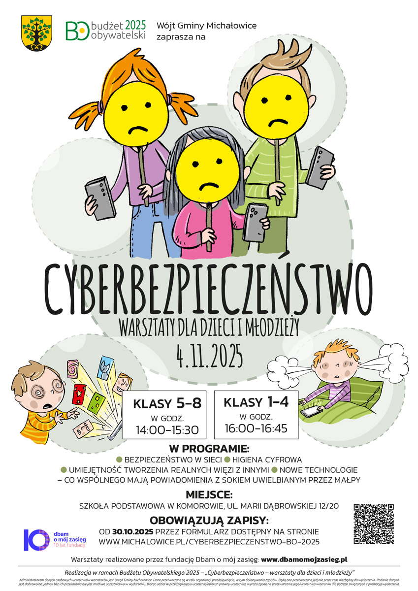 Grafika prezentuje treśc komunikatu