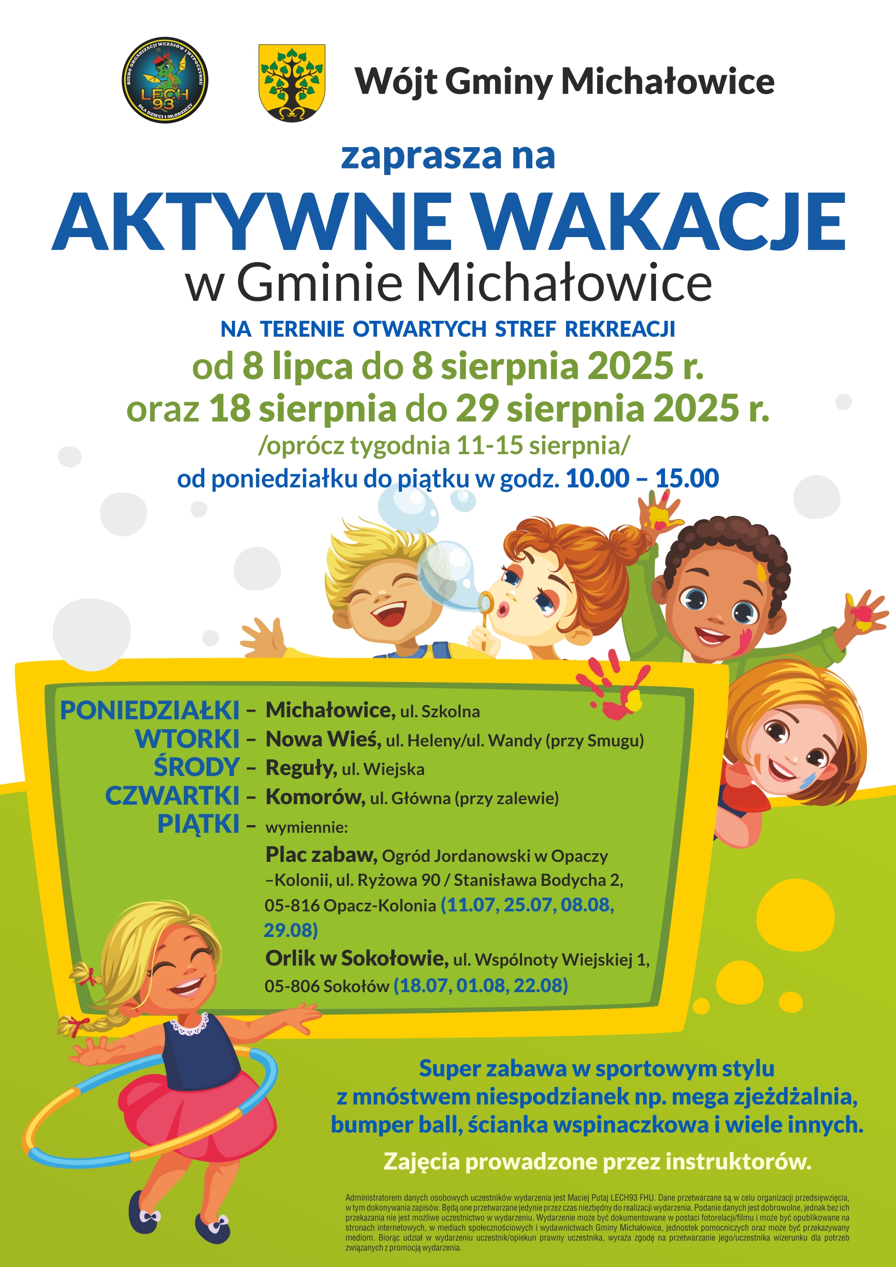 Grafika zawiera treść komunikatu