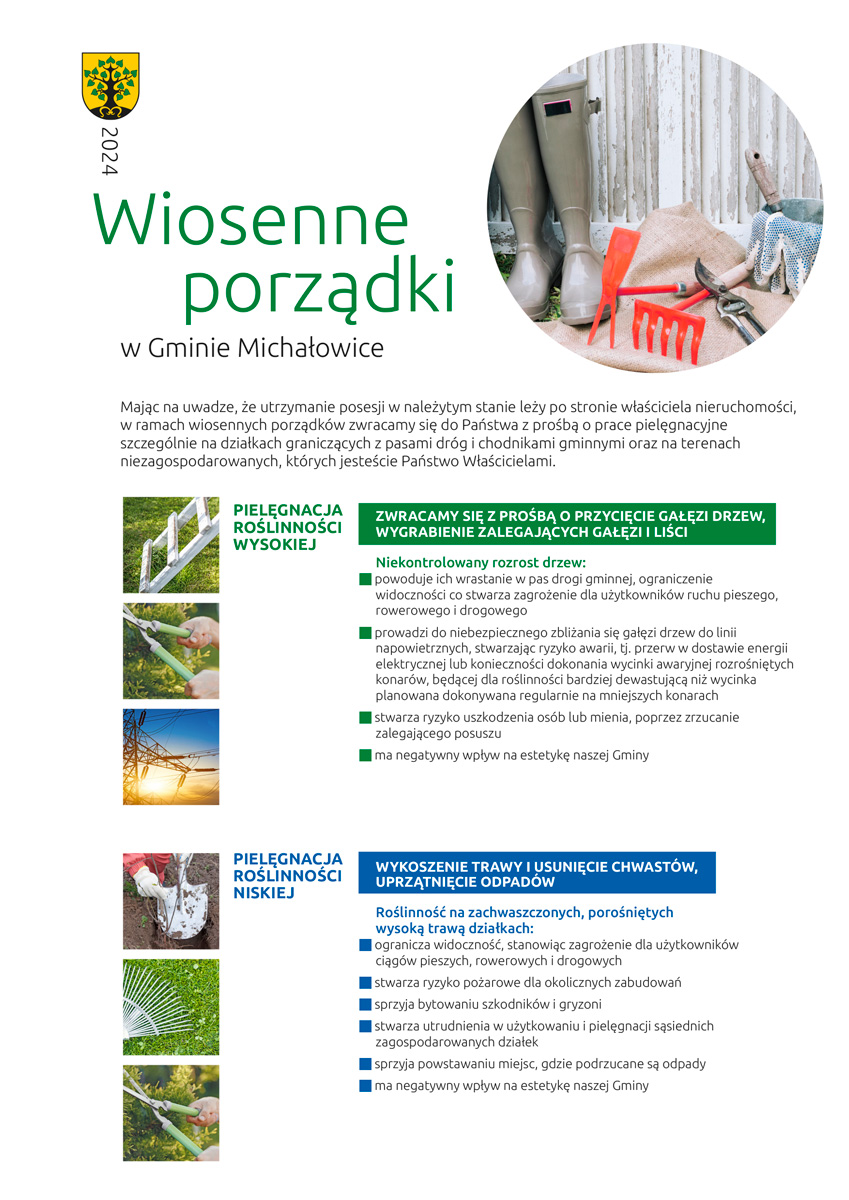 Grafika prezentuje treść komunikatu.