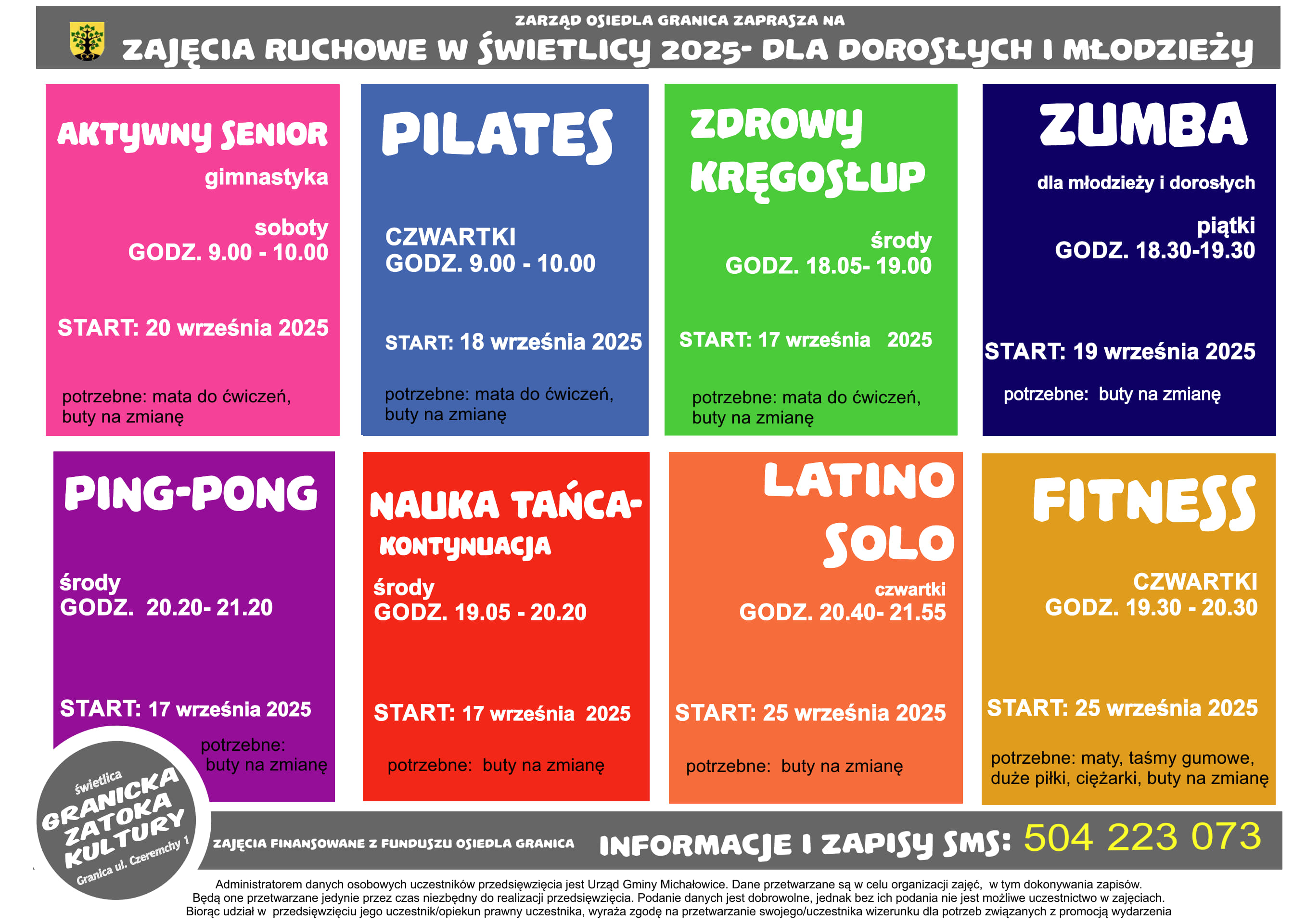 Grafika prezentuje treść komunikatu