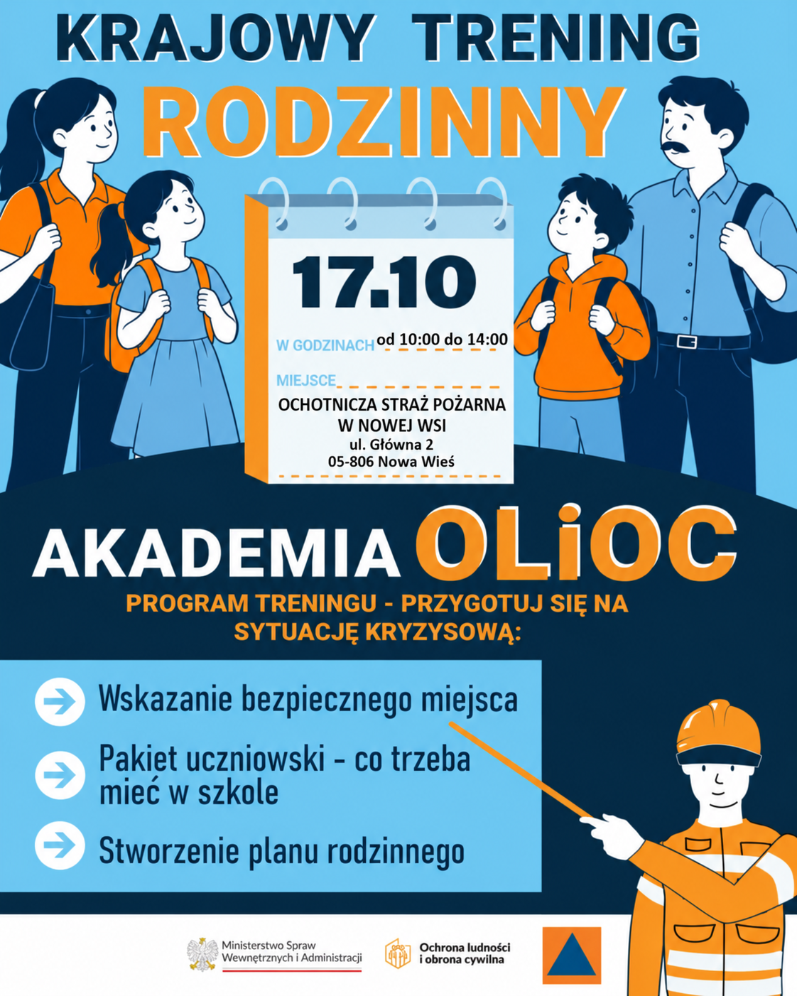 grafika prezentuje treść komunikatu