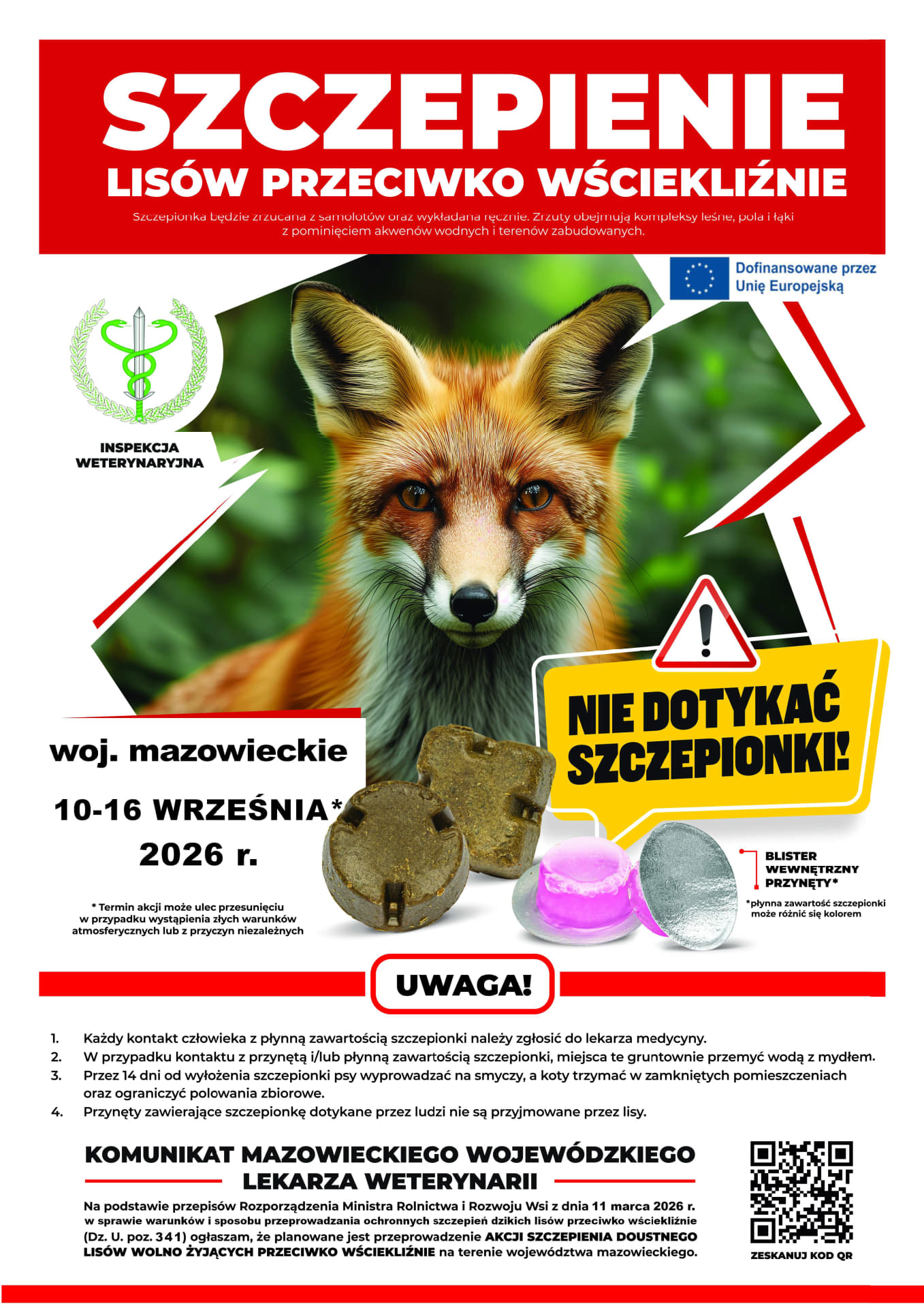 Grafika zawiera treść komunikatu